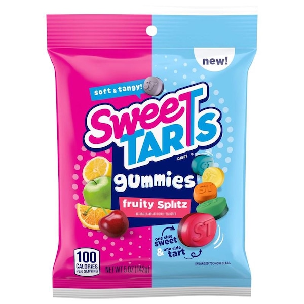 Sweetarts Sweet Tarts Fruity Splitz Gummi Candy 5 oz, 12PK - 07459

Dulces Sweetarts Sweet Tarts Fruity Splitz Gummi Candy 5 oz, 12PK - 07459