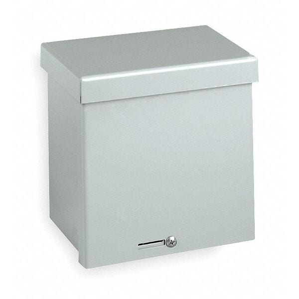 Wiegmann Carbon Steel Electrical Enclosures, 10 in H, 6 in D, 8 in W, NEMA 3R, Screw On - RSC081006