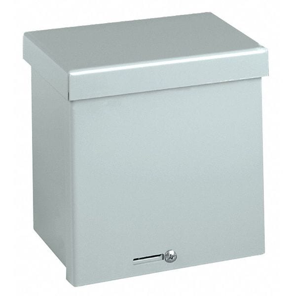 Wiegmann Carbon Steel Electrical Enclosures, 6 in H, 4 in D, 6 in W, NEMA 3R, Screw On - RSC060604G