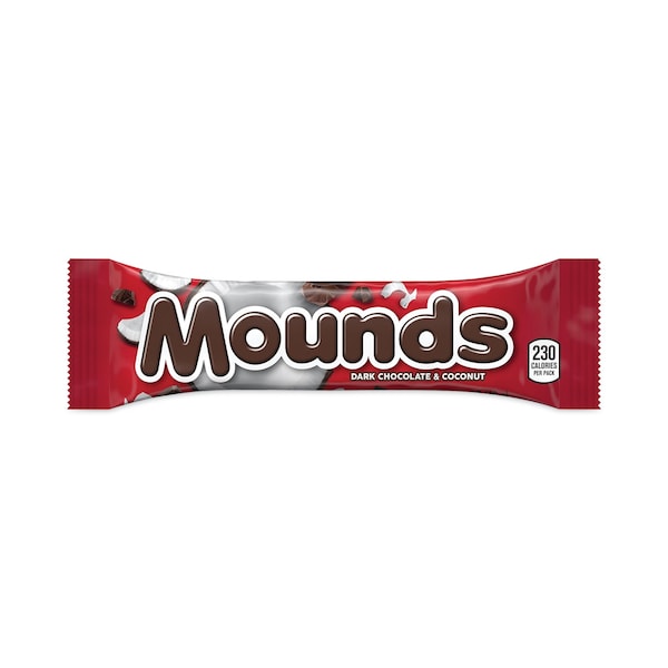 Barra de dulce montículos, coco y chocolate oscuro 1.75 oz, PK36, 36PK - 310