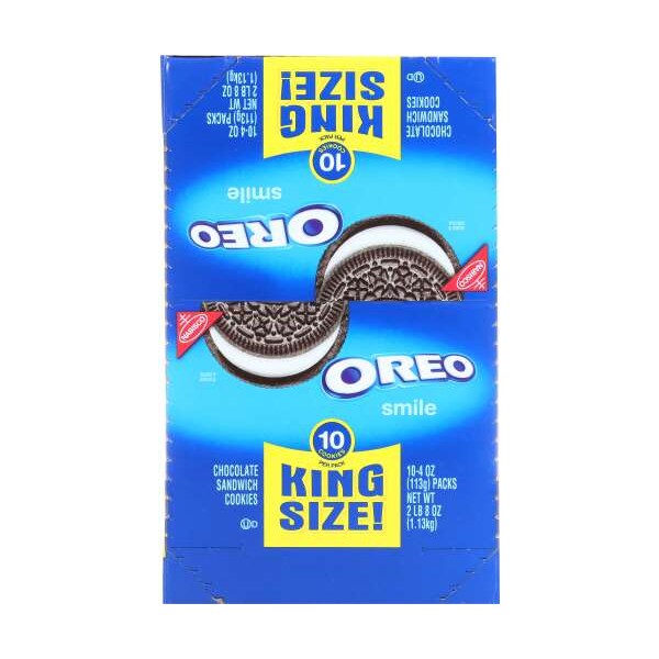 Galletas Oreo tamaño King Size de 10 galletas, paquete de 20 - 05061