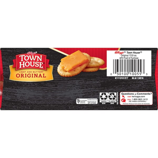 Galletas Keebler Keebler Town House Original de 13.8 oz., PK12 - 3010010054