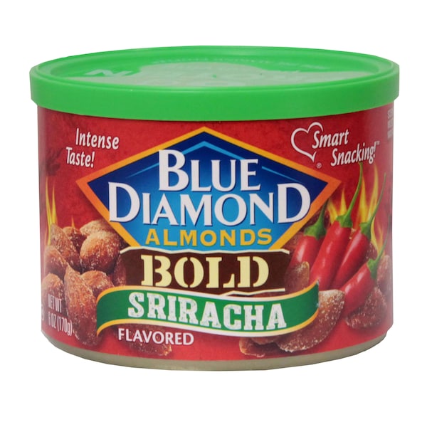 Almendras Blue Diamond con Sriracha de 6 oz., paquete de 12 - 11046