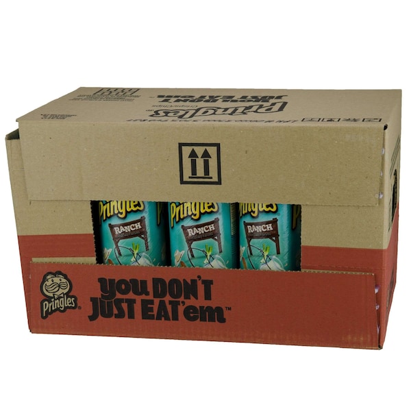 Pringles Pringles Ranch Papa Crujientes 5.5 oz. por lata, paquete de 14 - 3800013870