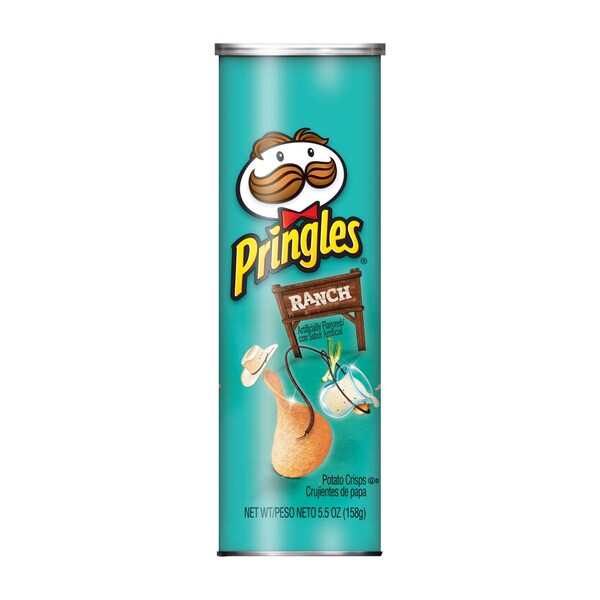 Pringles Pringles Ranch Papa Crujientes 5.5 oz. por lata, paquete de 14 - 3800013870