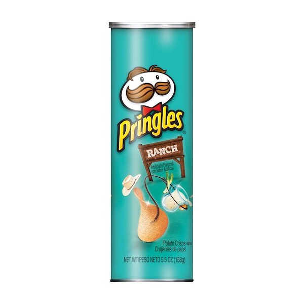 Pringles Pringles Ranch Papa Crujientes 5.5 oz. por lata, paquete de 14 - 3800013870