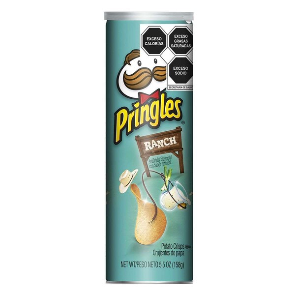 Pringles Pringles Ranch Papa Crujientes 5.5 oz. por lata, paquete de 14 - 3800013870