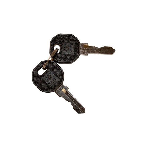 Saginaw Control & Engineering Keys, 3 in. H x 3 in. W x 0.13 in. L, 2 PK - SCE-K333