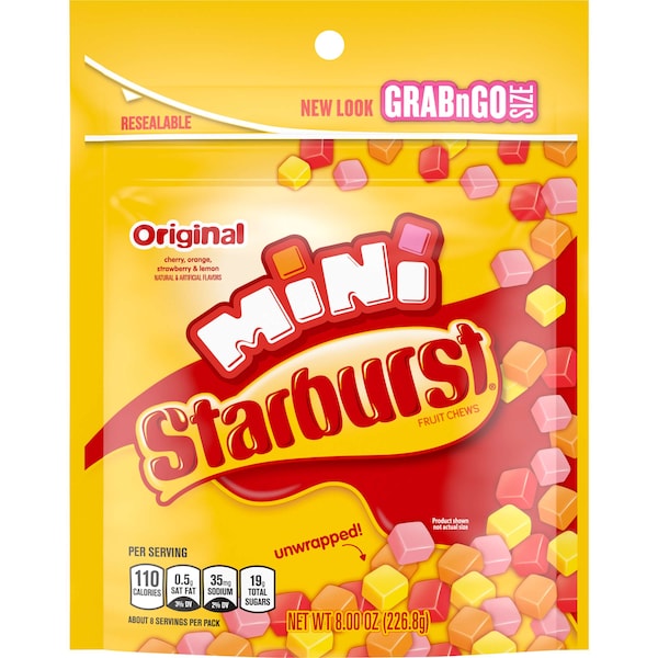 Starburst Starburst Org Mini 227G Stand Up Po, PK8 - 384767

Caramelo Starburst Org Mini 227G en empaque de pie, PK8 - 384767