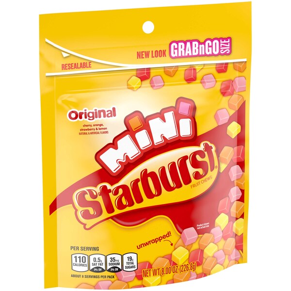 Starburst Starburst Org Mini 227G Stand Up Po, PK8 - 384767

Caramelo Starburst Org Mini 227G en empaque de pie, PK8 - 384767