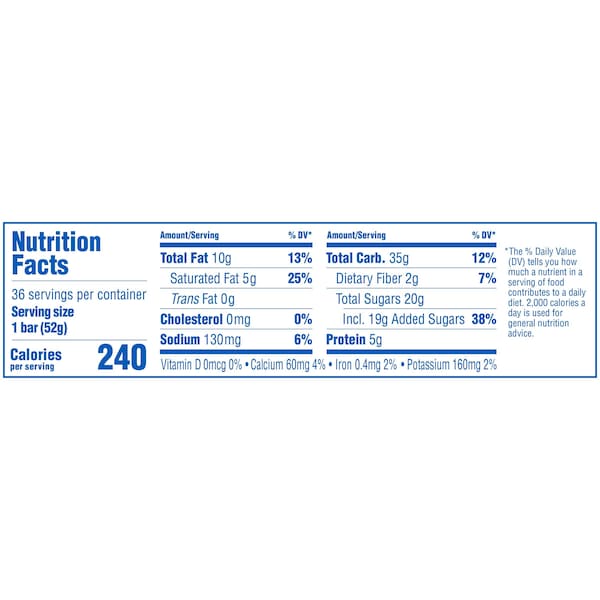 Nestle Nestle Butterfinger Share Pack 3.7 oz. Barras, PK144 - 00099900100804U

Pack para compartir de Nestle Butterfinger de 3.7 oz. de barras, PK144 - 00099900100804U