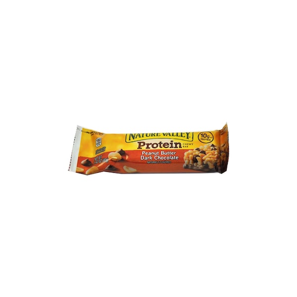 Barra de proteína masticable de mantequilla de cacahuate y chocolate oscuro de Nature Valley, 1.42 oz., PK128 - 16000-31849