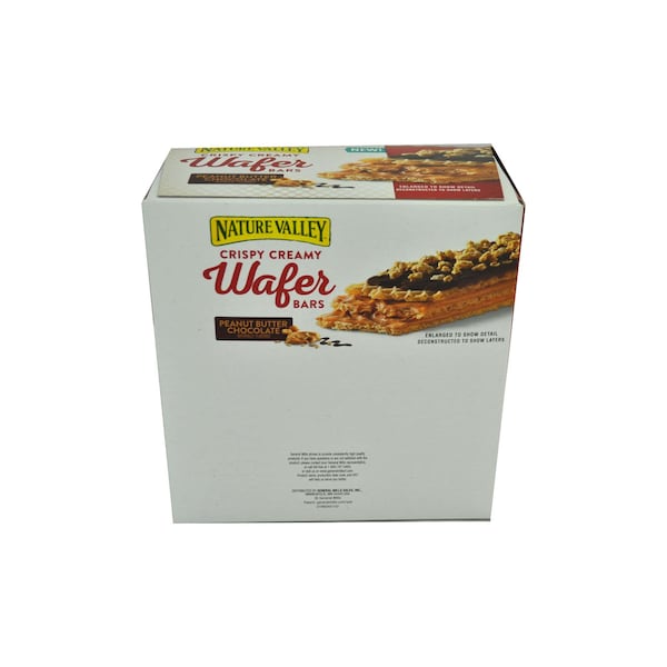 Nature Valley Barras de Galleta Wafer de Mantequilla de Cacahuate y Chocolate 1.3 oz., Paquete con 48 unidades - 16000-15263