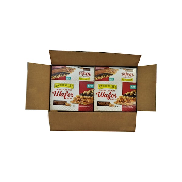 Nature Valley Barras de Galleta Wafer de Mantequilla de Cacahuate y Chocolate 1.3 oz., Paquete con 48 unidades - 16000-15263