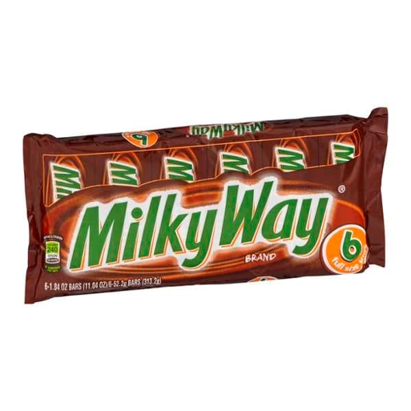 Vía Láctea Milky Way Singles 11.04 oz., paquete de 72 - 261535