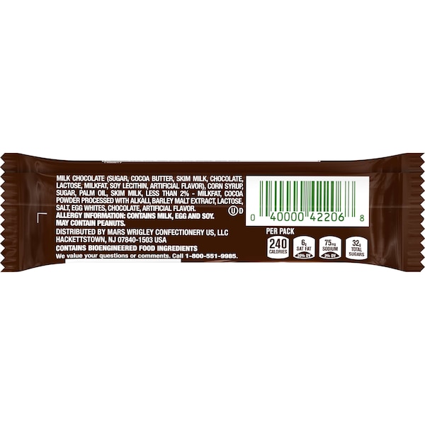 Vía Láctea Milky Way Singles 11.04 oz., paquete de 72 - 261535