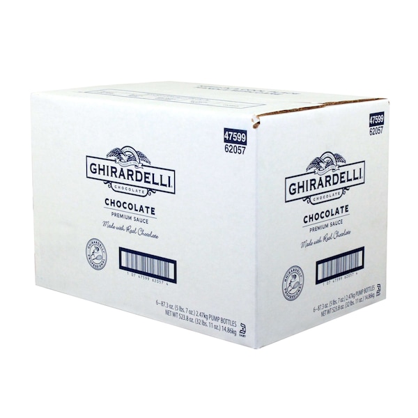 Salsa de Chocolate Premium Ghirardelli 87.3 oz., PK6 - 62057
