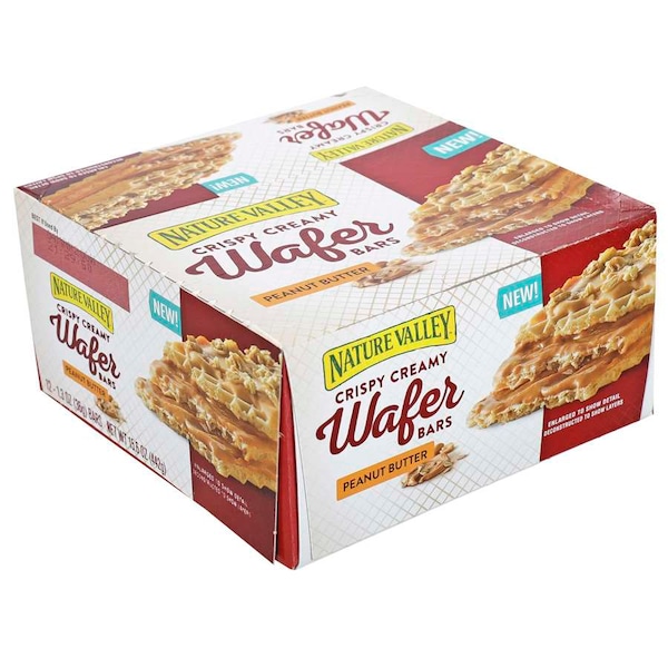 Nature Valley Barras de Galleta con Mantequilla de Cacahuate 1.3 oz., Paquete de 48 - 16000-15262
