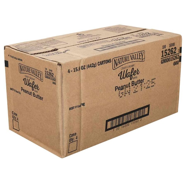 Nature Valley Barras de Galleta con Mantequilla de Cacahuate 1.3 oz., Paquete de 48 - 16000-15262
