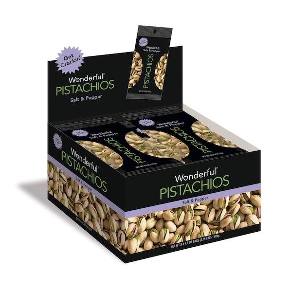 Maravillosos Pistachos Pistachio Salt & Pepper 4.5 oz., PK24 - 091842A2QM