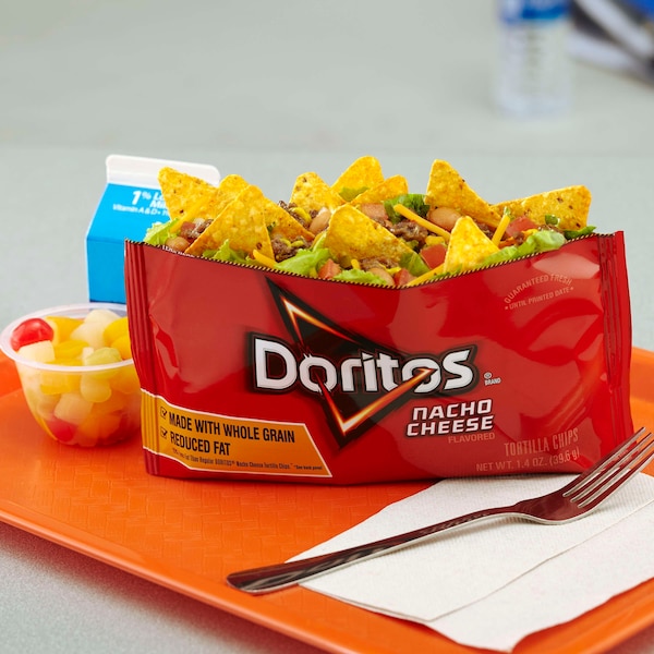 Doritos Doritos Nacho Cheese Reduced Fat Tortilla Chips Top N Go 1.4 oz., PK44 - 00028400205184

Doritos Doritos Nacho Queso Tortilla Chips Reducidas en Grasa Top N Go 1.4 oz., PK44 - 00028400205184