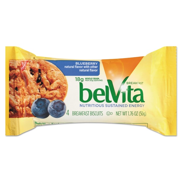 Galletas BelVita de Nabisco de 1.76 oz, sabor arándano, paquete de 8 - 02908BX