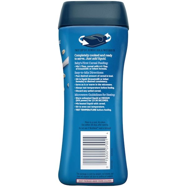 Harina de avena Gerber Gerber Multipack 8 oz, paquete de 6 - 10015000070011