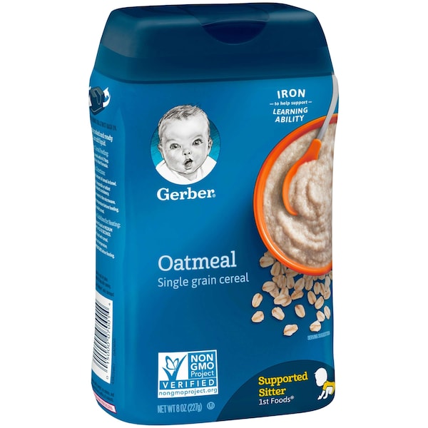 Harina de avena Gerber Gerber Multipack 8 oz, paquete de 6 - 10015000070011