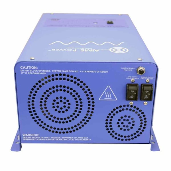 Aims Power Pure Sine, 9000 W / 9KW Peak, 3000 W / 3 KW Continuous - PICOGLF3K12050BY