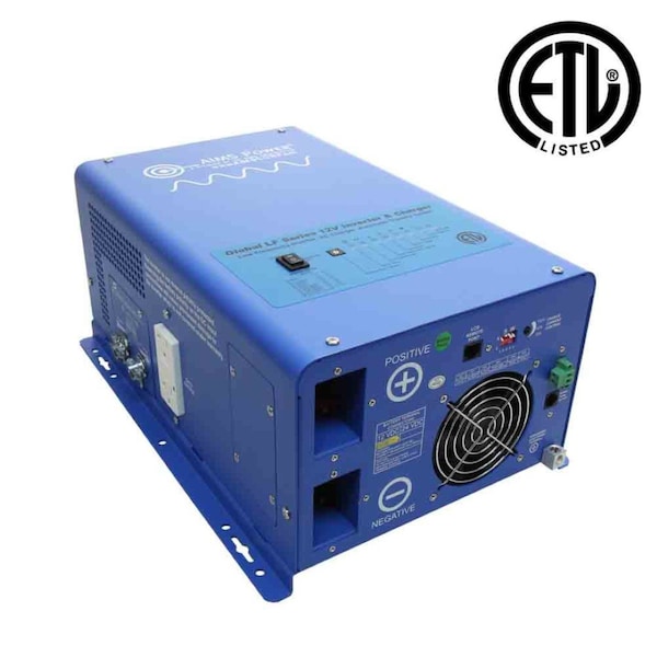 Aims Power Pure Sine, 9000 W / 9KW Peak, 3000 W / 3 KW Continuous - PICOGLF3K12050BY