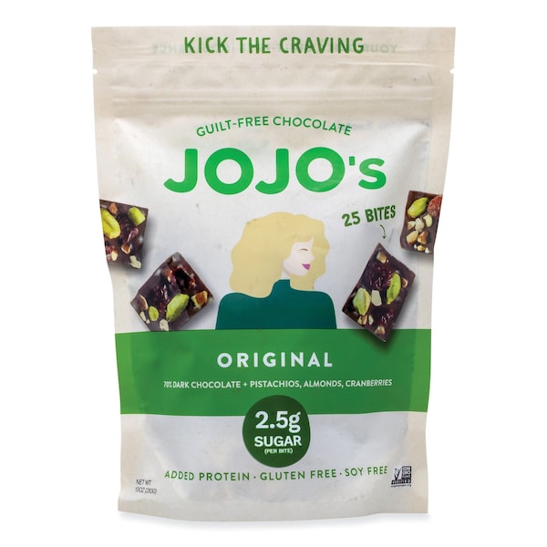 Bocados de chocolate oscuro original de Jojos, 10 oz. - 269050