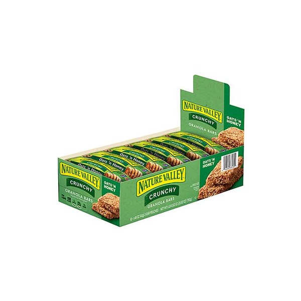 Nature Valley Nature Valley Barra de granola crujiente Oats 'N Honey de 1.5 oz., PK108 - 16000-33530