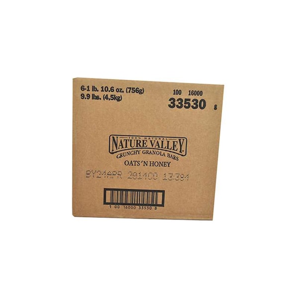 Nature Valley Nature Valley Barra de granola crujiente Oats 'N Honey de 1.5 oz., PK108 - 16000-33530