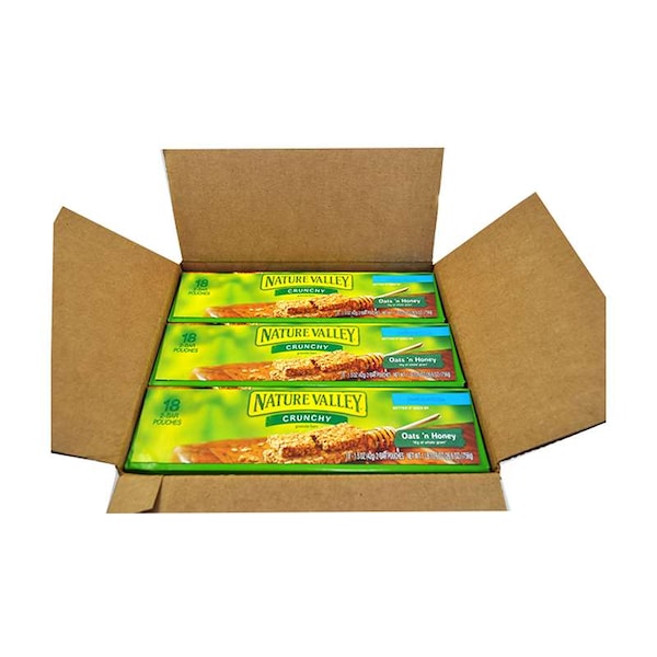 Nature Valley Nature Valley Barra de granola crujiente Oats 'N Honey de 1.5 oz., PK108 - 16000-33530