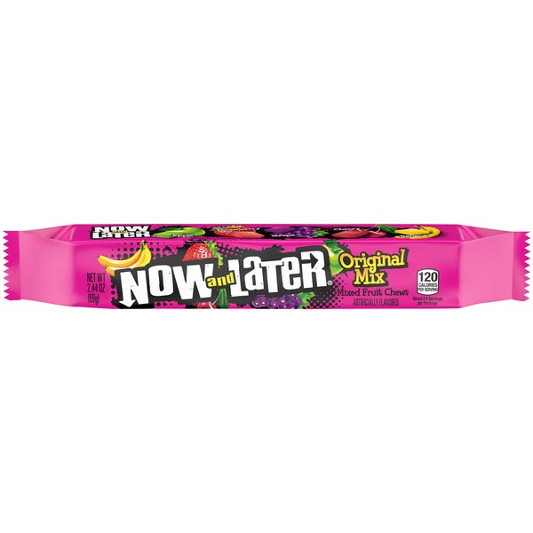 Ahora y después: Mezcla original Now & Later Bar 2.44 oz., paquete de 288 - 2916