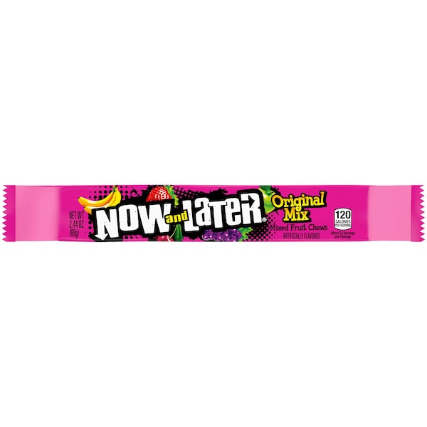 Ahora y después: Mezcla original Now & Later Bar 2.44 oz., paquete de 288 - 2916