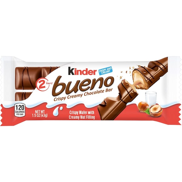 Ferrero Rocher Kinder Bueno Dulces de Chocolate 1.5 oz - 702372