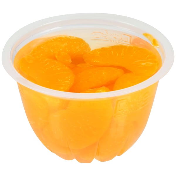 Dole Dole en Mandarinas al 100% en Jugo de 4 oz. Tazón de Plástico, PK24 - 04207