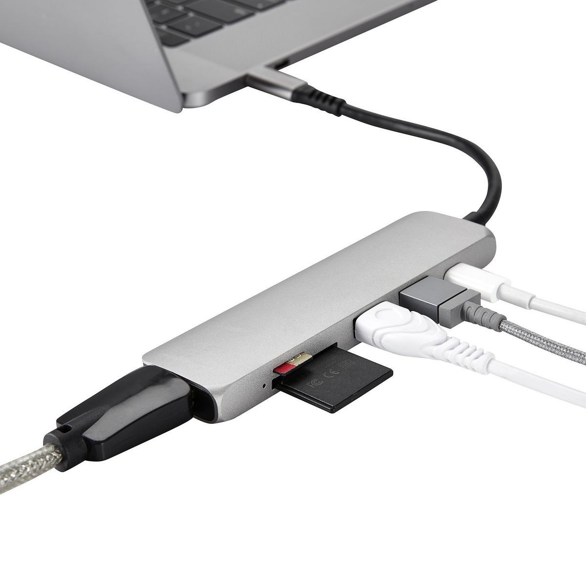 Concentrador USB-C de 6 en 1 Armstrong con puerto HDMI - 58037