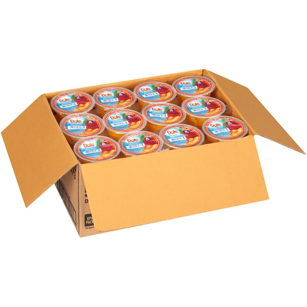 Dole Dole Durazno en Trozos Kosher en Jugo 4 oz. Taza, Paquete 36 - 03073