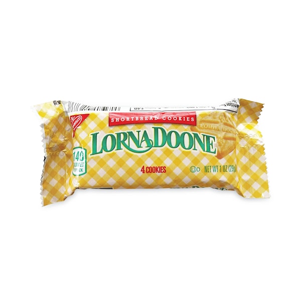 Galletas de mantequilla Lorna Doone de Nabisco, paquete de 1.5 oz, caja de 5 lb - 168300