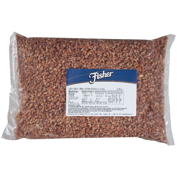 Fisher Fisher Pedacitos pequeños de nueces pecanas pequeñas 5 libras - 70501