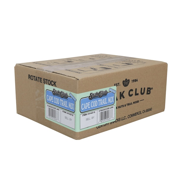 Club de botanas Snak Century Snacks Cape Cod Mezcla de Nuez e Frutas Secas 3.5 oz., Paquete de 6 - 1741437