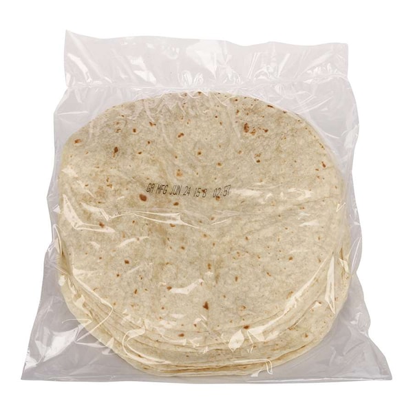 Tortillas de harina de 10" prensadas caliente de Mission Foods, paquete de 144 - 10420