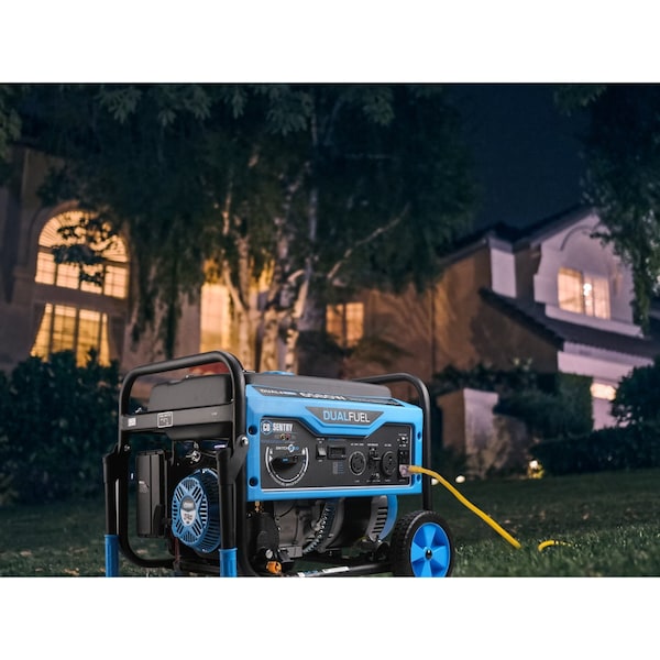 Pulsar Portable Generator, Gasoline/Liquid Propane, 5,300 W/4,750 W Rated, 6,850 W/5,922 W Surge, 45.83 A - PG6580BCO