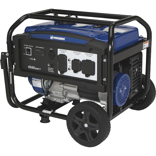 Powerhorse Generator | 4,500 Surge Watt | Recoil Start - 102223