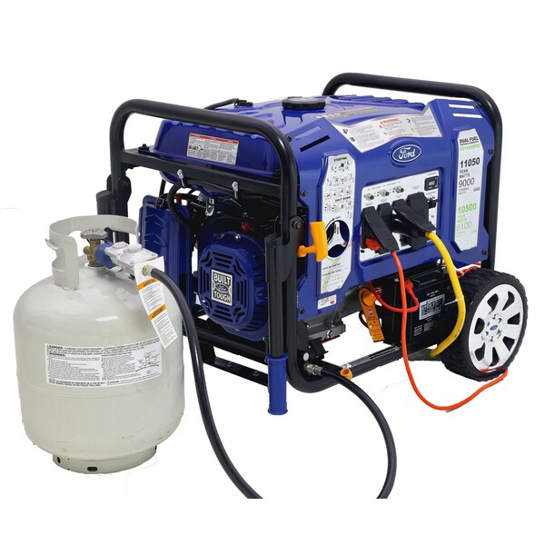 Ford Portable Generator, 9,000 W/8,100 W Rated, 11,050 W/10,500 W Surge, 75 A/67.5 A/37.5 A/33.8 A A - FG11050PBE