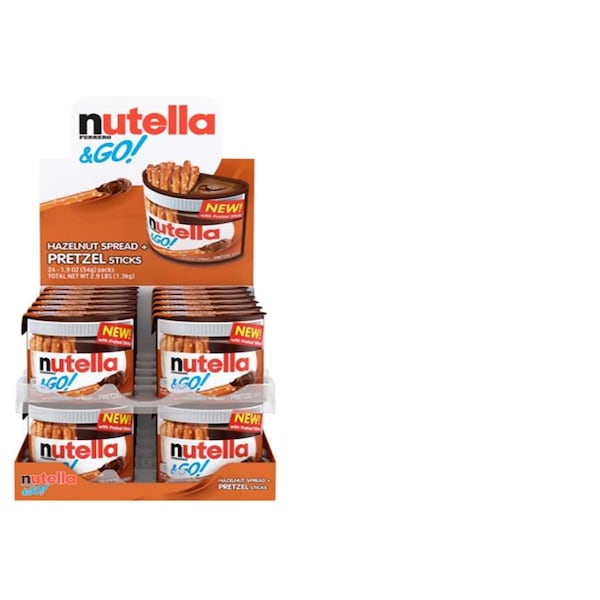 Mostrador de Nutella Nutella & Go - Pretzel de 1.9 oz, PK24 - 80402