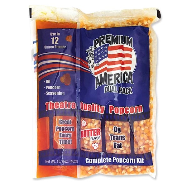 Gran Kit de Palomitas de Maíz Sabor Coco Great Western 16.3 oz., PK24 - 10061