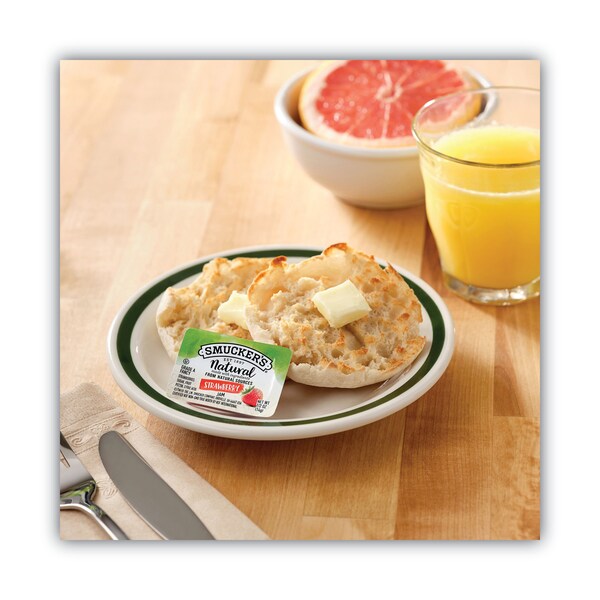 Mermelada Natural Smuckers de 1/2 Onza, Envase de 0.5 oz, Fresa, Paquete de 200 - 8201